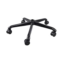 28inch Heavy Duty Gaming Office Chair Base Replacement Parts Kits Reinforced Sturdy Metal Legs with 5 Casters Universal Size