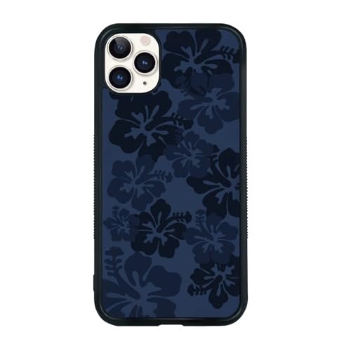qizjio Summer Phone Case Shockproof Protective Hibiscus Cute Cases for iPhone 11 Pro