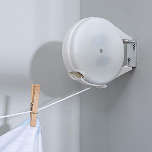 Honey-Can-Do DRY-01113 Retractable Clothesline Dry-01113 White thumb #1