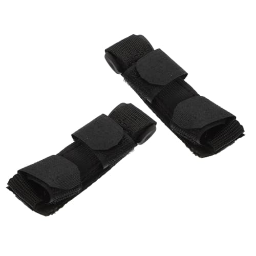 Healeved 2pcs Food Aid Kit for The Disabled One Handed Adaptive Equipment Utensils Adaptive Eating Tableware Holder Toothbrush Hand Cuff Food Serving Gloves Adaptive Aid Black Oxford Cloth