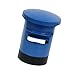 Generic Postbox Piggy Bank Practical Tinplate Easy to Use Money Saving Jar for Outside Ideal Gift, Deep Blue