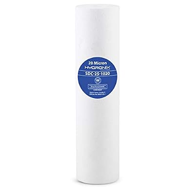 Hydronix SDC-25-1020 Whole House RO Reverse Osmosis Sediment Water Filter Cartridge 2.5" x 10" - 20 Micron