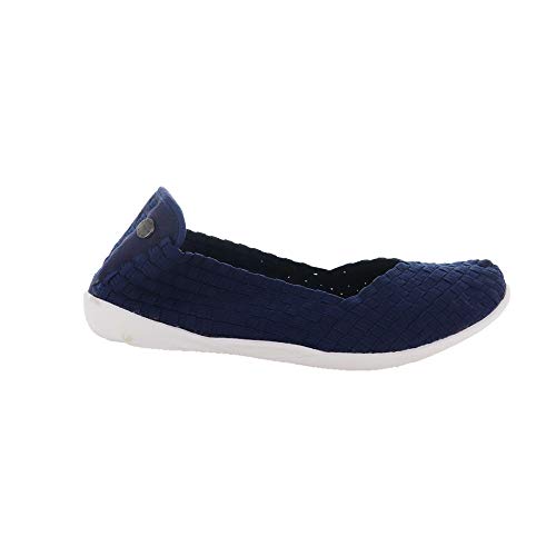 Image of Bernie Mev Catwalk Women's Stretch Woven Slip On Flat Shoes for Women