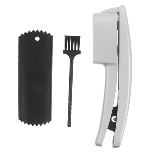 Ciieeo 1 Set Garlic Press with Peeler Brush Multifunctional Garlic Mincer Tool for Efficient Slicing Essential Kitchen Gadget