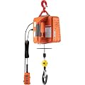 1100LBS Electric Hoist Winch, 1500W Portable Pure Copp Power Winch Crane, 110V/120V, Manual/Wired/Wireless Remote Control, Overload Protection, Protection 25ft Lifting Height for Garage, Factory