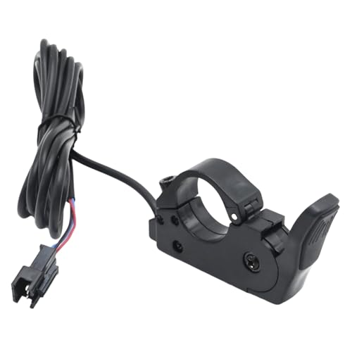 Image of 7 /8'' 22mm Ebike Thumb Throttle, Electric Scooter Throttle, Electric Throttle Thumb Throttle, Left /Right Hand Thumb Throttle for 36V 48V 60V 72V Electric E-Bikes (SM Plug)