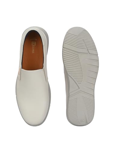 Image of egoss Platinum Premium Genuine Leather Sneaker Casual Shoes for Men, Durable, Comfortable & Versatile Design, Ideal for Work, Events & Everyday Wear