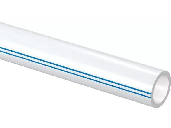 Uponor EvalPEX Tubería PEX 9,9 x 1,1 mm, Tubo Flexible para Instalaciones de Calefacción y Suelo Radiante