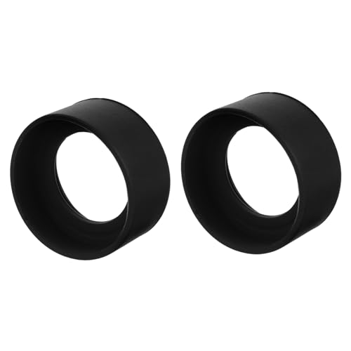 Balacoo Rubber Microscope Eyepiece Guard 2 Pack 32-35mm Fit Protect Eyes Improve Clarity Compact Design