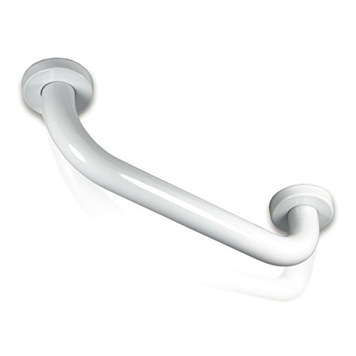 BriTools Asidero para Ducha, Lacado Blanco, 30 cm Cover