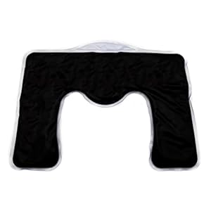 axion Moorkissen mit Bezug · Nackenkissen Mikrowelle mit Naturmoor-Füllung & Baumwollhülle · extra geformt zur Entspannung von Nacken & Schulter · Moorkissen bei Verspannung & Schmerzen