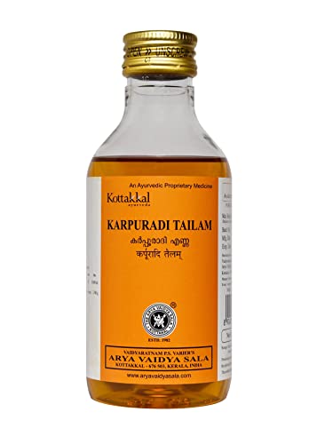 Image of Kottakkal ayurveda Karpuradi Tailam, Enriched With Goodness of Karpura - Pack of 1 (200ml)