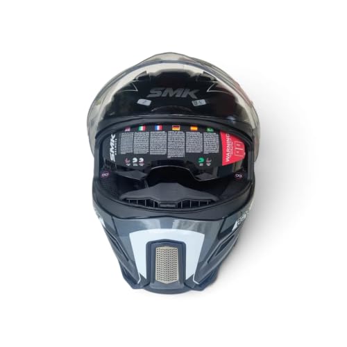 Image of SMK Agnar Revv Full Face Dual Visor Helmet - ISI DOT ECE 22.06 Certified | ISI Certified, DOT Certified, ECE 22.06 Certified, Dual Visor, Full Face