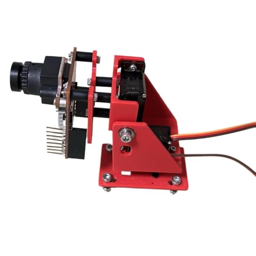 Montage de caméra orientable et support de servo double plaque fluide