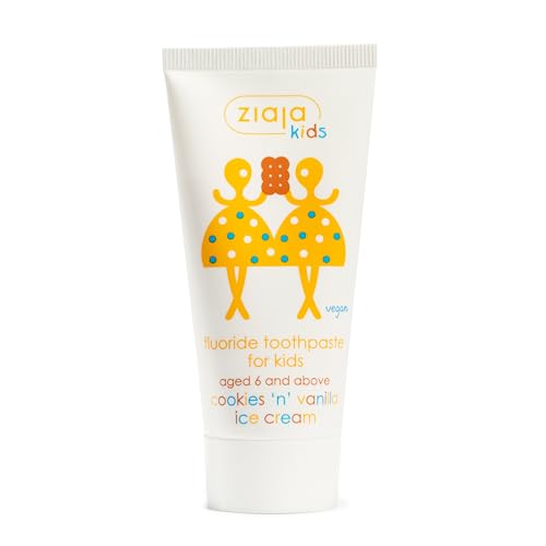 Ziaja Kids Toothpaste Fluorine for Kids Cookies 'N' Vanilla Ice Cream 50 Ml