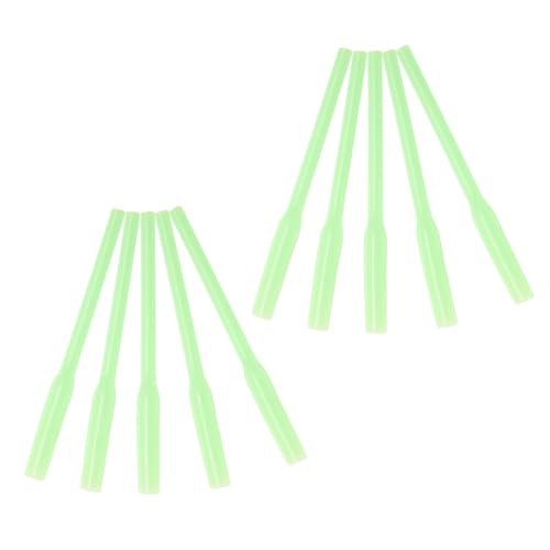 Totority 50pcs Glow Fishing Wire Sleeves para pesca nocturna miniatura 7
