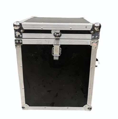 Wooden Dry Ice Fog Machine, 230V Voltage, 1500 Watt with Wheel Case, Black and Silver-image-38