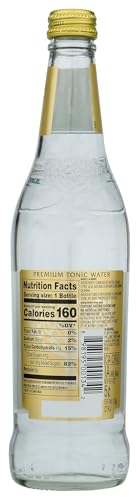 Image of Fever Tree Indian Tonic Water - Premium Quality Mixer - Refreshing Beverage for Cocktails & Mocktails. Naturally Sourced Ingredients, No Artificial Sweeteners or Colors - 500 ML Bottles - Pack of 1