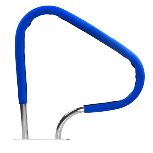 Cubierta para pasamanos de piscina, envoltura antideslizante con cremallera, resistente al calor, agarre impermeable duradero, seguridad de natación, 180 x 2 x 2 cm, 200 g, poliéster