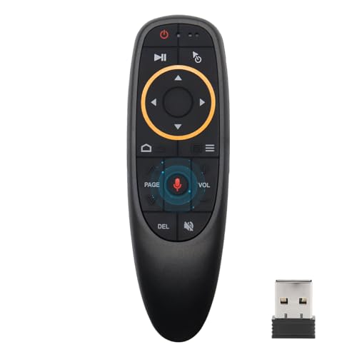 Mando a distancia G10S Air Mouse, control remoto para PC y Smart TV, 2,4 GHz, Bluetooth, giroscopio de 6 ejes, control por voz USB