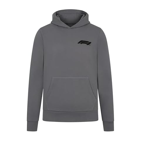 Formula 1 Hoodie with boucle finish - Grey Melange - Size: Small Cover