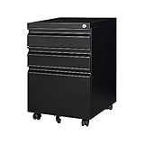✔️【Mantenga sus suministros de oficina organizados】:3 cajones ofrecen espacio de almacenamiento adicional y se pueden abrir y cerrar suavemente; el cajón superior es perfecto para artículos de papelería y artículos más pequeños, mientras que el cajón inferior es lo suficientemente grande como para contener archivos en formato carta, A4 y legal. Tamaño del producto: 62 x 39 x 50 cm (alto x ancho x profundidad) (incluida la altura de la rueda: 5 cm). Tamaño de los dos cajones superiores: 30,5 x 39 x 13 cm. Tamaño del cajón inferior: 30,5 x 39 x 28 cm.