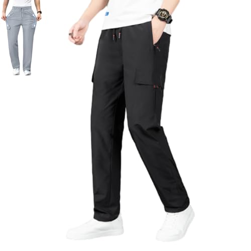 Comforflex - Men's Multi-Pocket Stretch Comfort Outdoor Casual Pants, Men's Cargo Pants Casual, Comfort, Breathable
