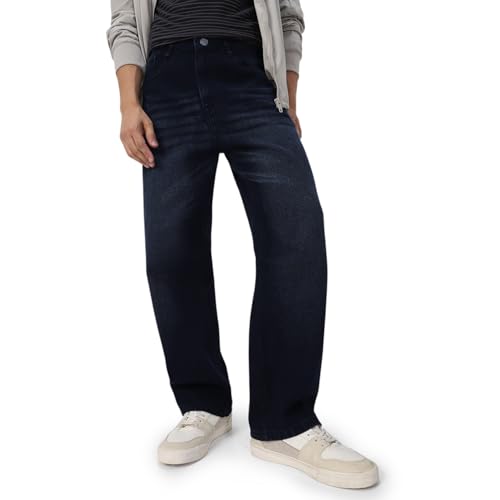 Image of Urbano Fashion Men Mid Rise Loose Jeans