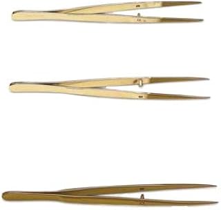 Bel-Art H37935-0000 Teflon Coated Steel Forceps, Coated Length: 38mm (1-1/2