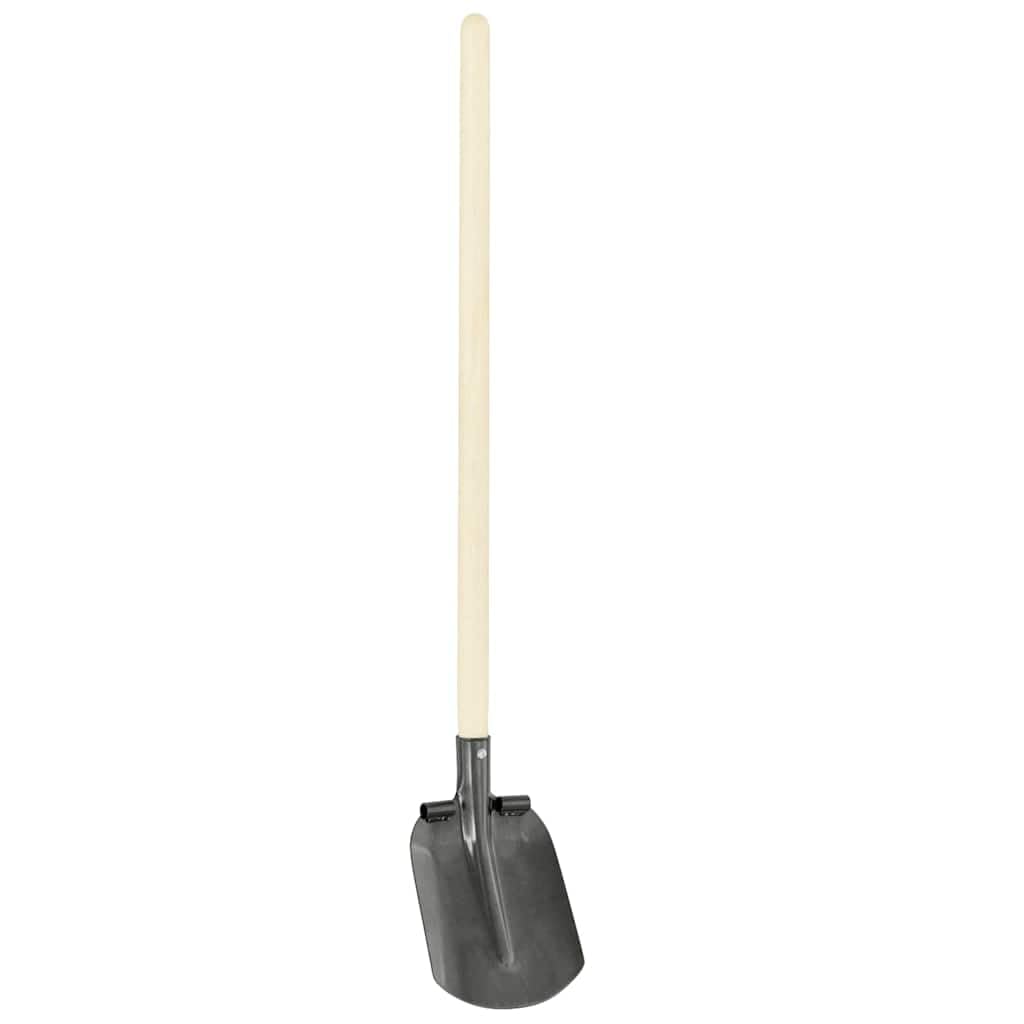 Pala de acero recubierto de polvo plateado, 33 x 21 cm, pala de jardín, pala plegable para jardín, terraza, balcón, exterior, camping, tierra, arena, plantas, excavar