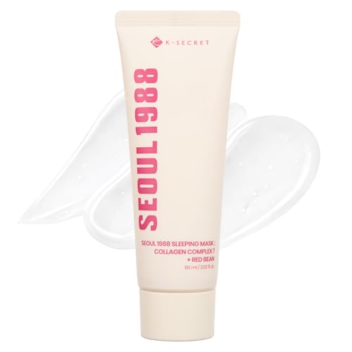 K-SECRET SEOUL 1988 Collagen Schlafmaske – Nährende Nachtpflege mit 7-Typ-Kollagenkomplex | Leichte Nachtcreme für straffe und strahlende Haut | Koreanische Hautpflege