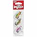 Acme Phoebe Deluxe Fishing Lure (3-Pack), Green/Pink/Orange, 1/8-Ounce