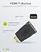 Goobay 68841 HDMI auf Mini HDMI Adapter / UHD 4K mit 60 Hz 2160p / Adapterstecker HDMI Buchse auf HDMI Mini Stecker Typ C Konverter / TV Monitor Projektor / Schwarz