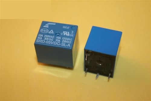 Relé SRD-05VDC-SL-A de 5V y 10A para placas de circuito T73 de 4 pines