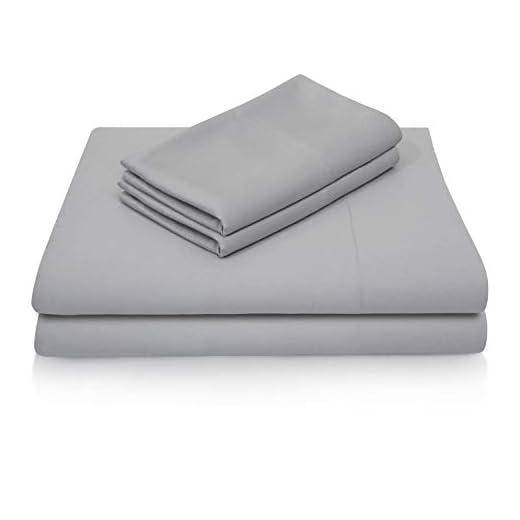 MALOUF 100% Rayon from Bamboo Sheet Set, King, Ash