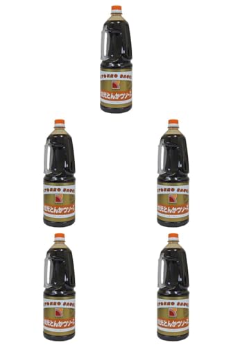 高橋ソース 旭光とんかつソース 1.8L×5本 常温(まとめ買い) (Vandroロゴ付包装・INDEXBOX)