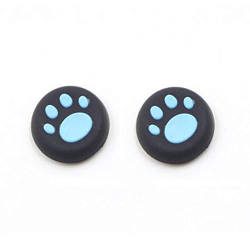 Reeseiy 2Pcs Cat Paw Silicone Thumb Moderna Stick Grip Caps Thumb Stick Joystick Grip Cubierta Protectora para Ps4 Ps3 Xbox 360 Xbox Controller (Azul) (Color : Colour, Size : Size)