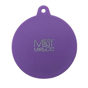 Messy Mutts Silicone Universal Can Cover | Fits 3 Can Sizes – Small, Medium, Large | Reusable Lid for Dog or Cat Food | Airtight Seal for Wet Food Cans | Purple Messy Mutts Silicone Universal Can Cover Fits 3 Can Sizes–Small Medium Large Reusable Lid for Dog or Cat Food Airtight Seal for Wet Food Cans Purple