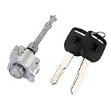 Yollky Front Door Lock Cylinder Set Kit with 2 Keys for Honda Accord 2013-2017 | Durable Metal Materials | Replaces 72185-T2A-A01