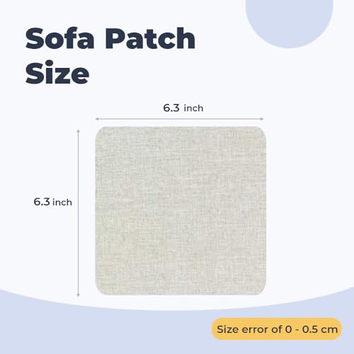 10-Pack Couch Patch Repair Fabric,Self-Adhesive Microfiber Patches,Quick Fix Sofa Chair Car Seat,Furniture,Upholstery Repair Kit