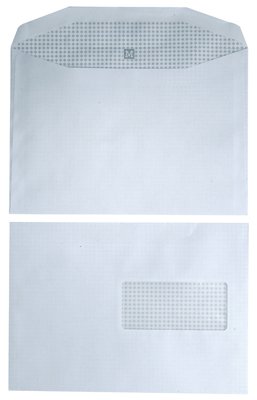 Majuscule-enveloppes Insertion Mecanique Blanches