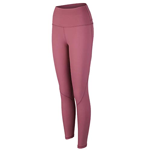 BLACK ELL Women Stretch Leggings Trousers Thick Opaque,Stretch tight yoga pants, high waist was thin and quick-drying-red_L,Womens Running Tights With Pockets Power Stretch