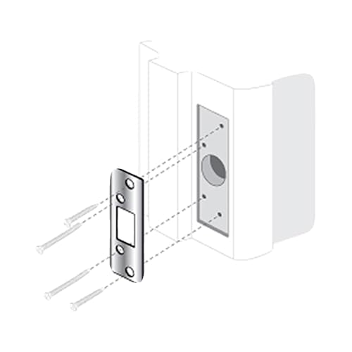 Gâche Pro-lok 15,2 cm haute résistance en finition laiton durable