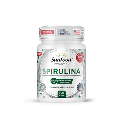 SPIRULINA 1.800MG 60 CAPSULAS SUNFOOD EVOLUTION