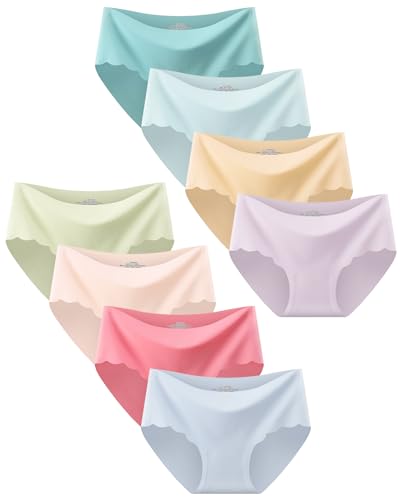 Teen Girls Tagless No Show Panties Seamless Underwear Size 11-12 Years.