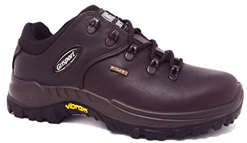 Grisport 10309D69G Marrone Dakar Trekking Made in Italy Suola Vibram Fodera GRITEX Impermeabile Occhielli Metallo