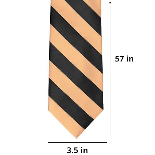 Image of tiemart Men's Striped Tie Standard Length