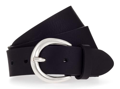 Ceinture MUSTANG cuir véritable noir 35mm aux finitions soignées