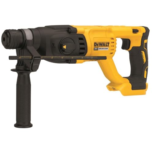 DEWALT 20V MAX SDS Plus 1 Inch Cordless Rotary Hammer with D-Handle, Bare Tool Only (DCH133B)