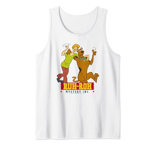 Image of Scooby-Doo and Shaggy Ruh Roh Mystery Inc Tank Top